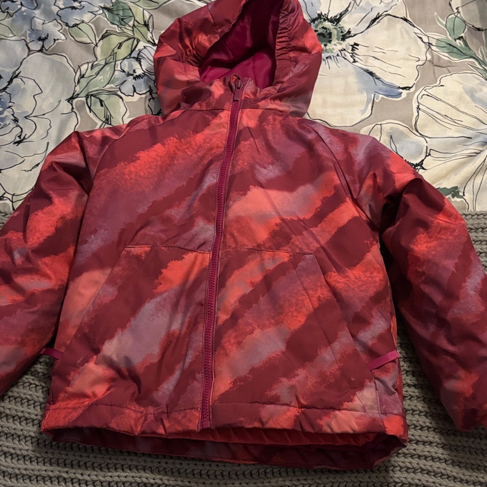 All in Motion Kids Pink 3-in-1 Puffer winter Jacket